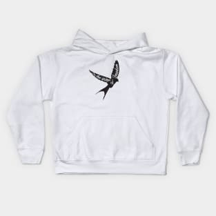 On the wings of freedom Kids Hoodie